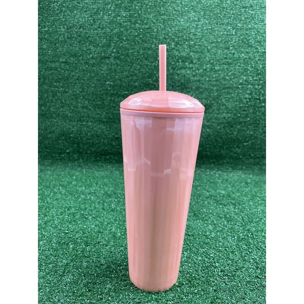Starbucks Tumbler  2021 24 oz‎ Venti Pink Marble Pearl Kaleidoscope NEW
